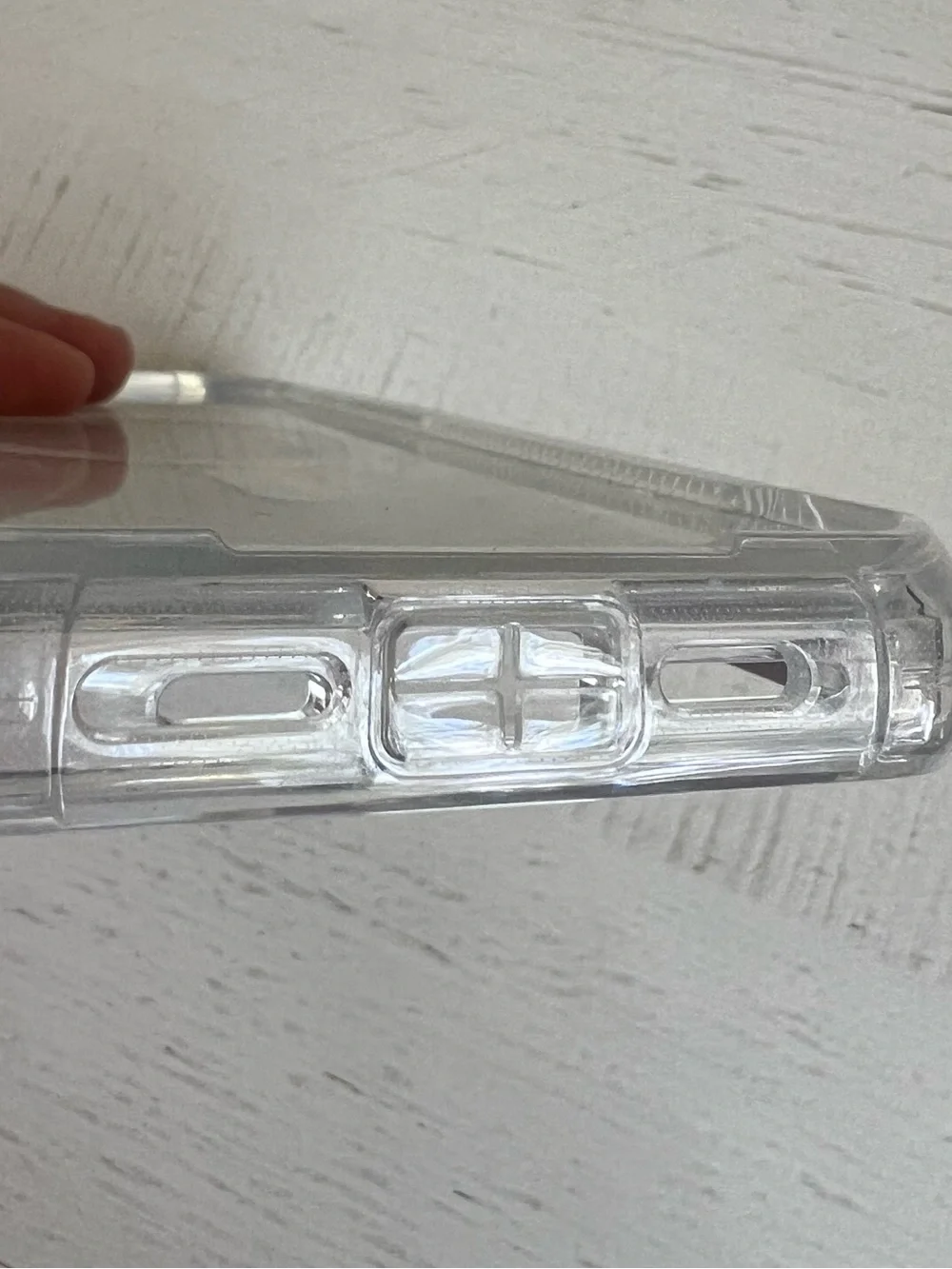 Clear Protective Phone Case with SmartPort Protection - Transparent